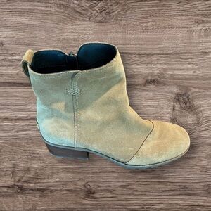 Sorel Women’s Ankle Booties Boots Suede Tan Brown Cate Size 10